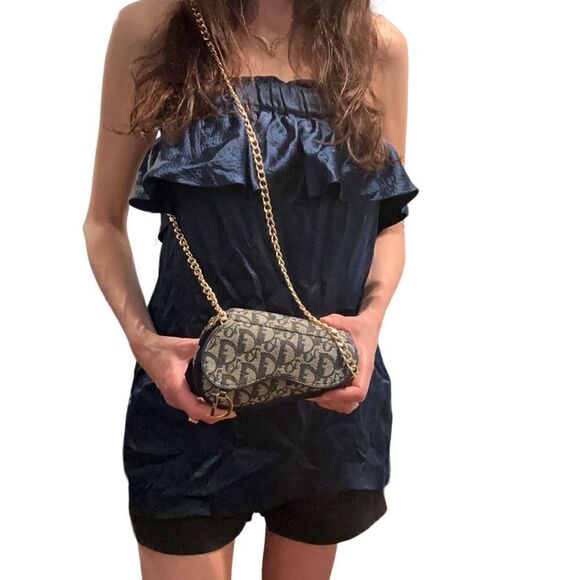 COPY - Dior blue Saddle Pouch - Picture 14 of 16